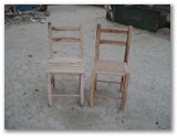 
		cadires d'ullastre / sillas de acebuche
	
